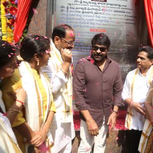 Chiranjeevi at Chitrapuri Colony MIG Houses Opening