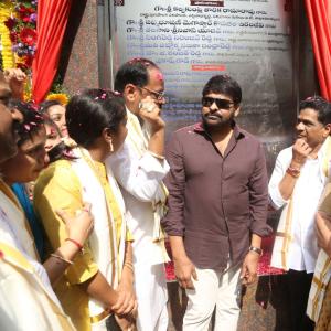 Chiranjeevi at Chitrapuri Colony MIG Houses Opening