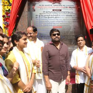 Chiranjeevi at Chitrapuri Colony MIG Houses Opening