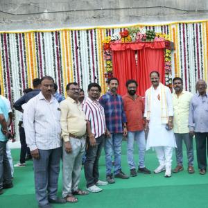 Chiranjeevi at Chitrapuri Colony MIG Houses Opening