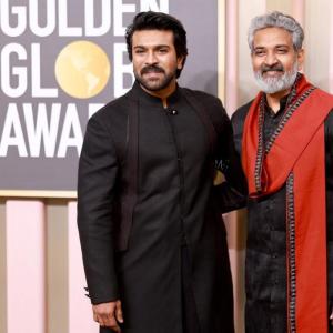 RRR Movie Team at Golden Globe Awards