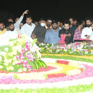 NTR and Kalyanram at NTR Marg