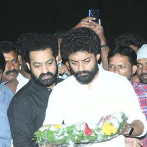 NTR and Kalyanram at NTR Marg