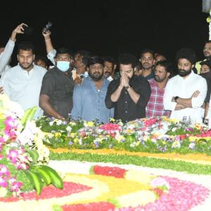 NTR and Kalyanram at NTR Marg