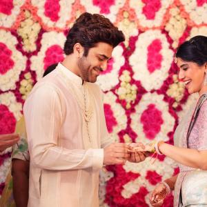 Hero Sharwanand and Rakshita Grand Engagement Ceremony