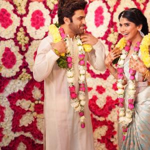 Hero Sharwanand and Rakshita Grand Engagement Ceremony