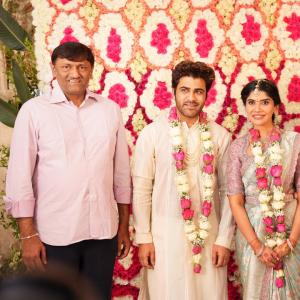 Hero Sharwanand and Rakshita Grand Engagement Ceremony