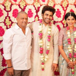 Hero Sharwanand and Rakshita Grand Engagement Ceremony