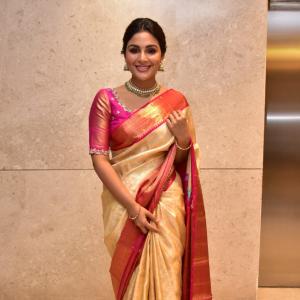 Samyuktha Latest Pics in Traditonal Saree