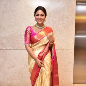 Samyuktha Latest Pics in Traditonal Saree