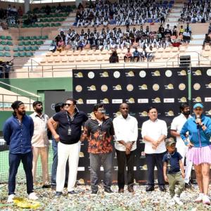 Sania Mirza Farewell Exhibition Match at LB Stadium