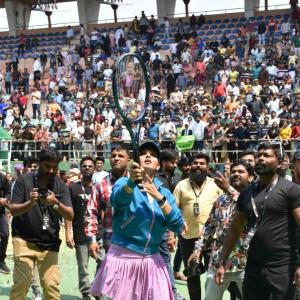 Sania Mirza Farewell Exhibition Match at LB Stadium