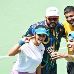 Sania Mirza Farewell Exhibition Match at LB Stadium