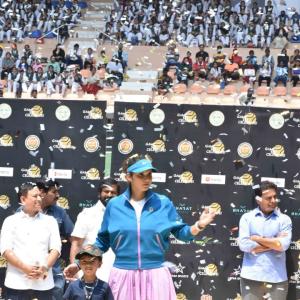 Sania Mirza Farewell Exhibition Match at LB Stadium