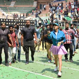 Sania Mirza Farewell Exhibition Match at LB Stadium