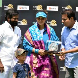 Sania Mirza Farewell Exhibition Match at LB Stadium