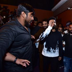 NTR at Das ka Dhamki Pre Release Event