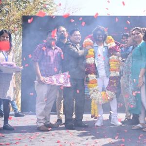 Nani Dasara Movie Promotions at Ahmedabad