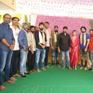 Megastar Chiranjeevi at VNRTrio Movie Opening