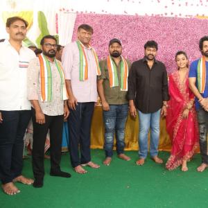 Megastar Chiranjeevi at VNRTrio Movie Opening