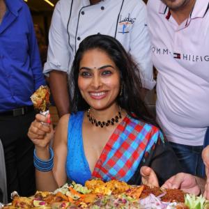 Actress Divi Vadthya Inaugurates Indo Arabic restaurant