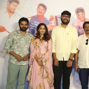 Samajavaragamana Movie Teaser Launch