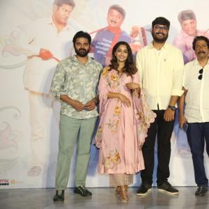 Samajavaragamana Movie Teaser Launch