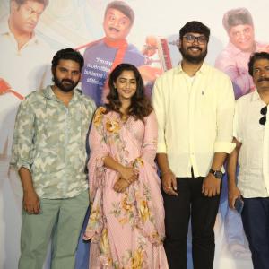 Samajavaragamana Movie Teaser Launch