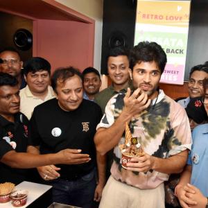 Actor Vijay Deverakonda Launches His Ice Cream Concept