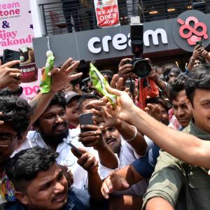 Actor Vijay Deverakonda Launches His Ice Cream Concept