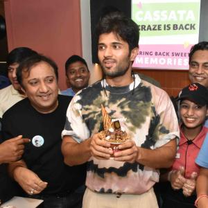 Actor Vijay Deverakonda Launches His Ice Cream Concept