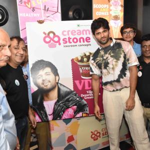 Actor Vijay Deverakonda Launches His Ice Cream Concept