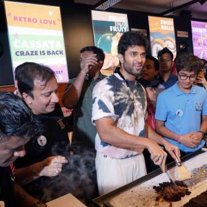 Actor Vijay Deverakonda Launches His Ice Cream Concept