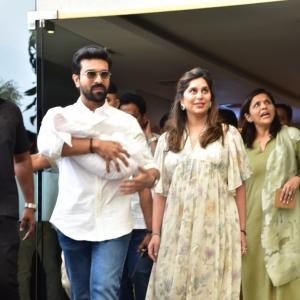 Photos: Glimpse of Ram charan and Upasana Baby