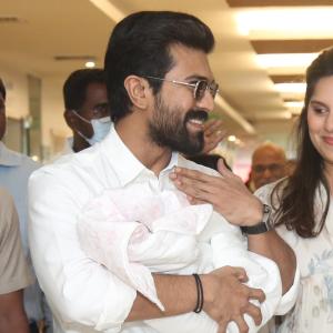 Photos: Glimpse of Ram charan and Upasana Baby