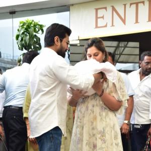 Photos: Glimpse of Ram charan and Upasana Baby