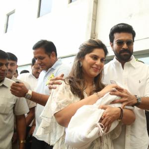 Photos: Glimpse of Ram charan and Upasana Baby