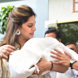 Photos: Glimpse of Ram charan and Upasana Baby