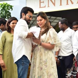 Photos: Glimpse of Ram charan and Upasana Baby