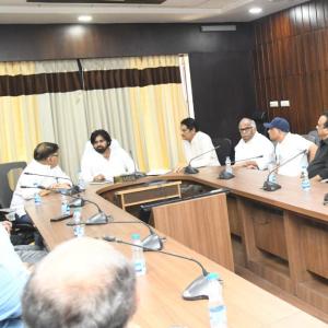 Pawan Kalyan Welcomes Tollywood Delegation for Crucial Talks