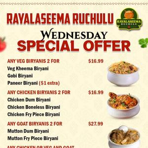 RAYALASEEMA RUCHULU - Wednesday special ...