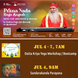 PRANA NADA RAGA SAGARA Concert Tickets & Instructions