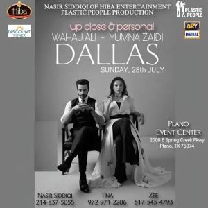 Wahaj Ali & Yumna Zaidi Live In Dallas