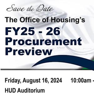 HUD's Office of Housing's Fiscal Year 2025 & 2026 ...