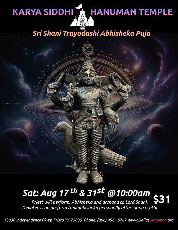 Sri Shani Trayodashi Abhisheka Puja