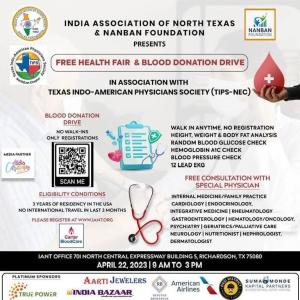 Free Health Fair & Blood Donation Drive