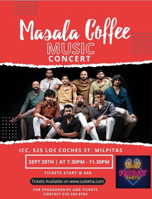 Band Masala Coffee Live 2024 in Milpitas