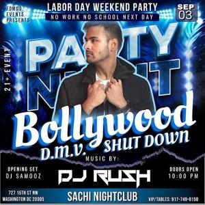 BOLLYWOOD PARTY D.M.V. Shut Down