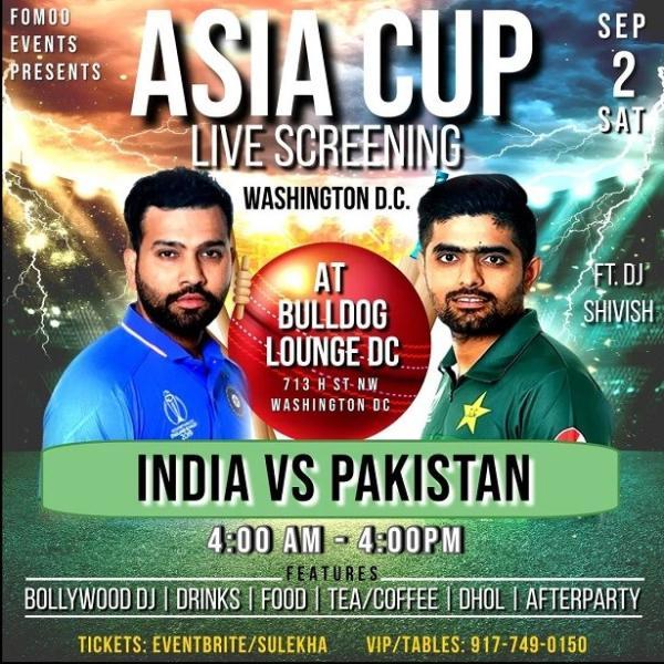 INDIA VS PAKISTAN-ASIA CUP