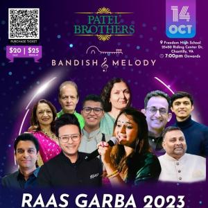 Bandish & Melody Raas Garba 2023 With Nidhi Sheth ...